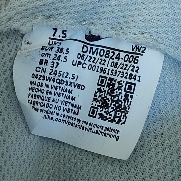 Nike Women's Mc Trainer 2 Light Silver Mica Green Size 7.5 - Picture 7 of 14